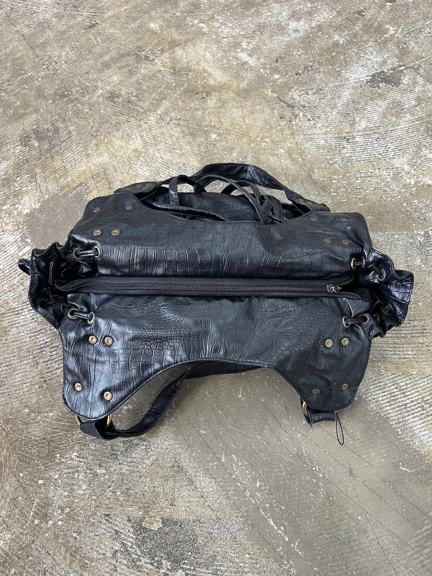 Interlaced Design Shoulder Bag