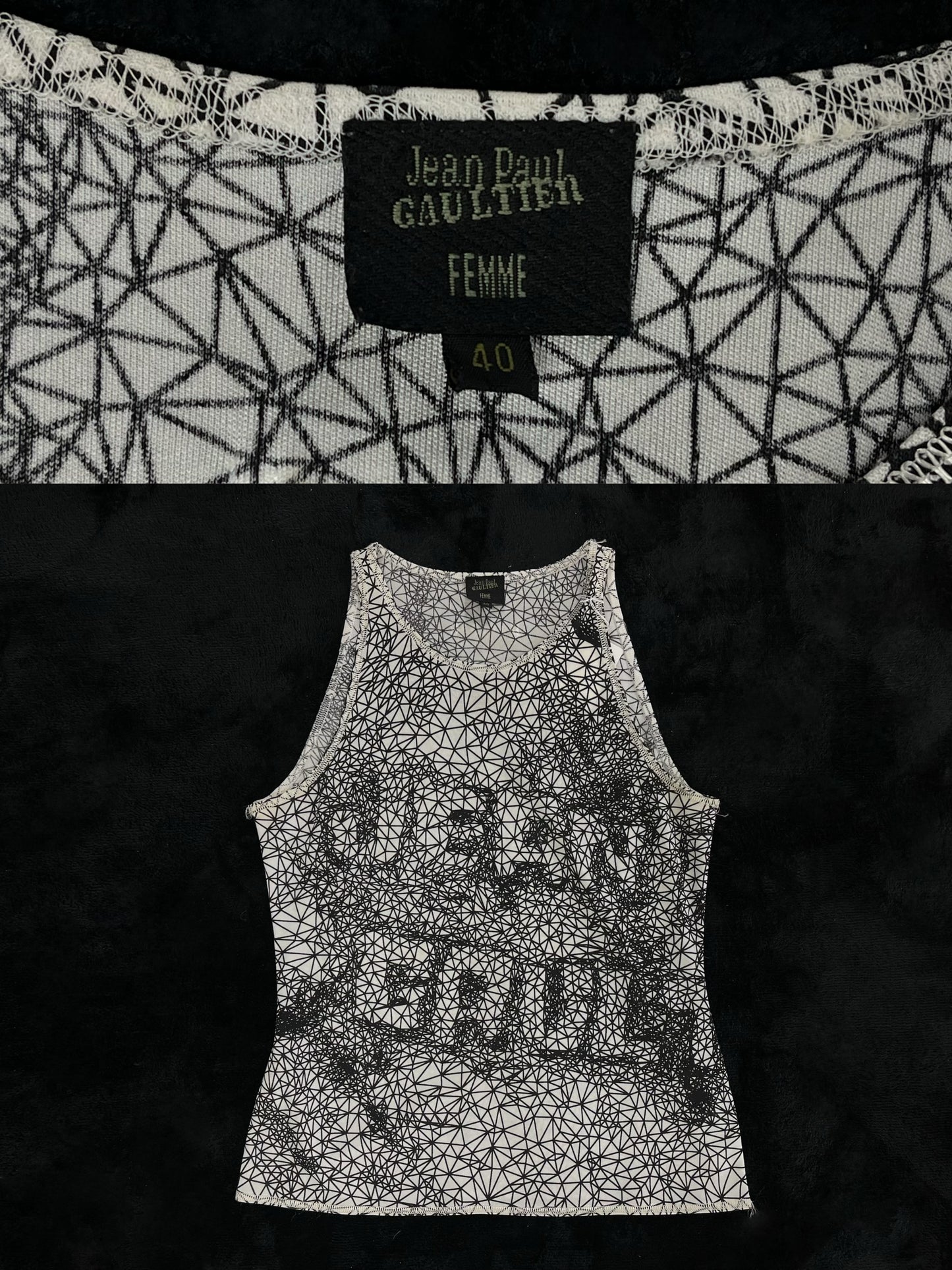 -Jean Paul Gaultier Femme- Design Tank Tops