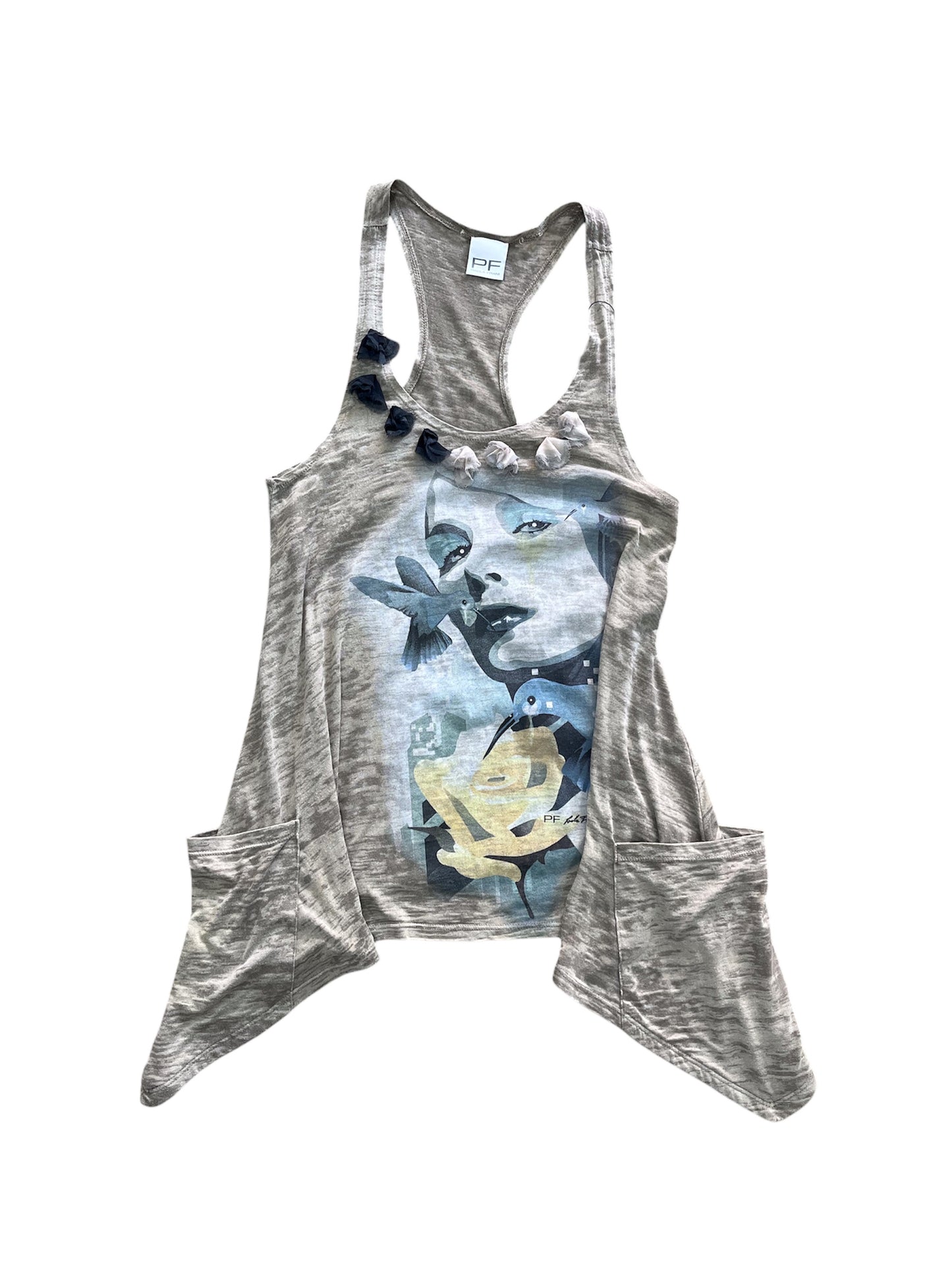 -PF by PAOLA FRANI- Asymmetry Tank Top