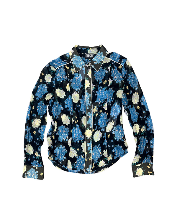 -DIESEL- Sheer Western Shirts