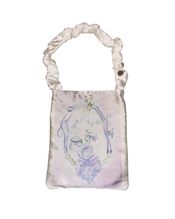 [Snake Divine]silk tote bag
