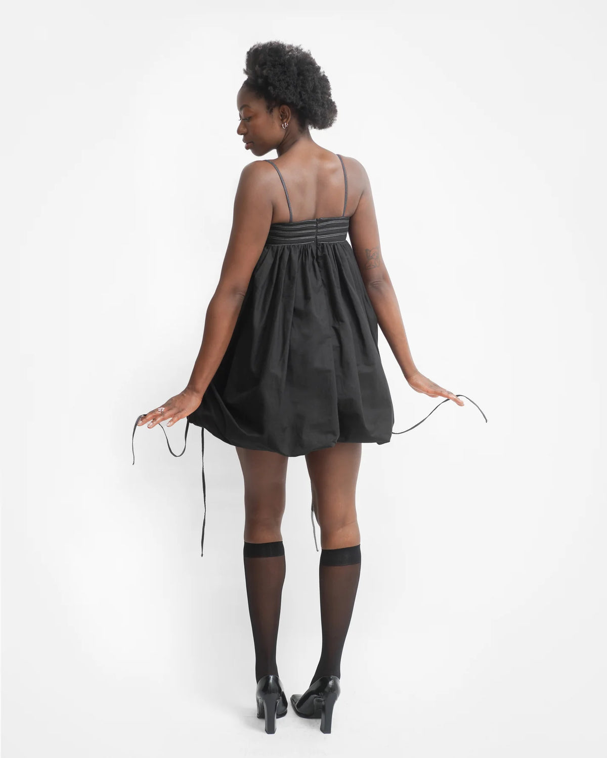 [ELLA MAE]IVY DRESS IN CHARCOAL