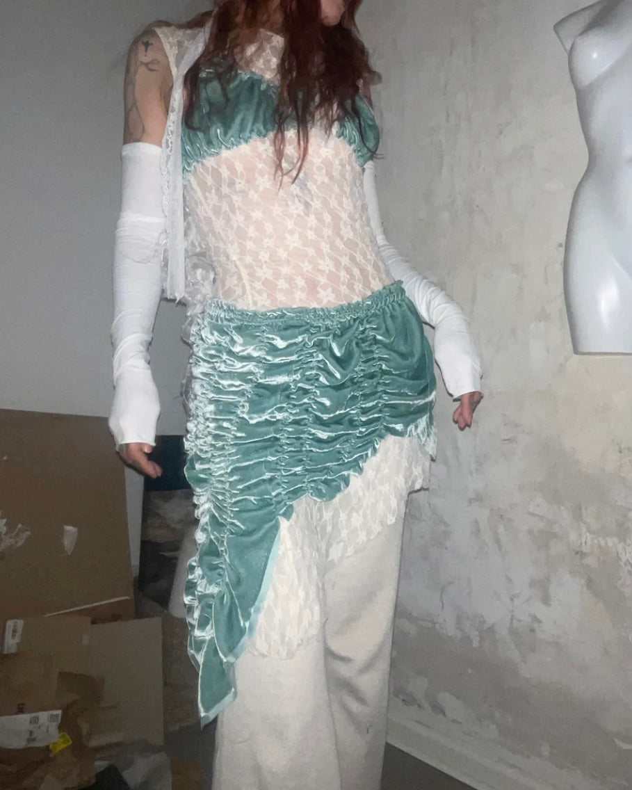 [Snake Divine]aquaress skirt