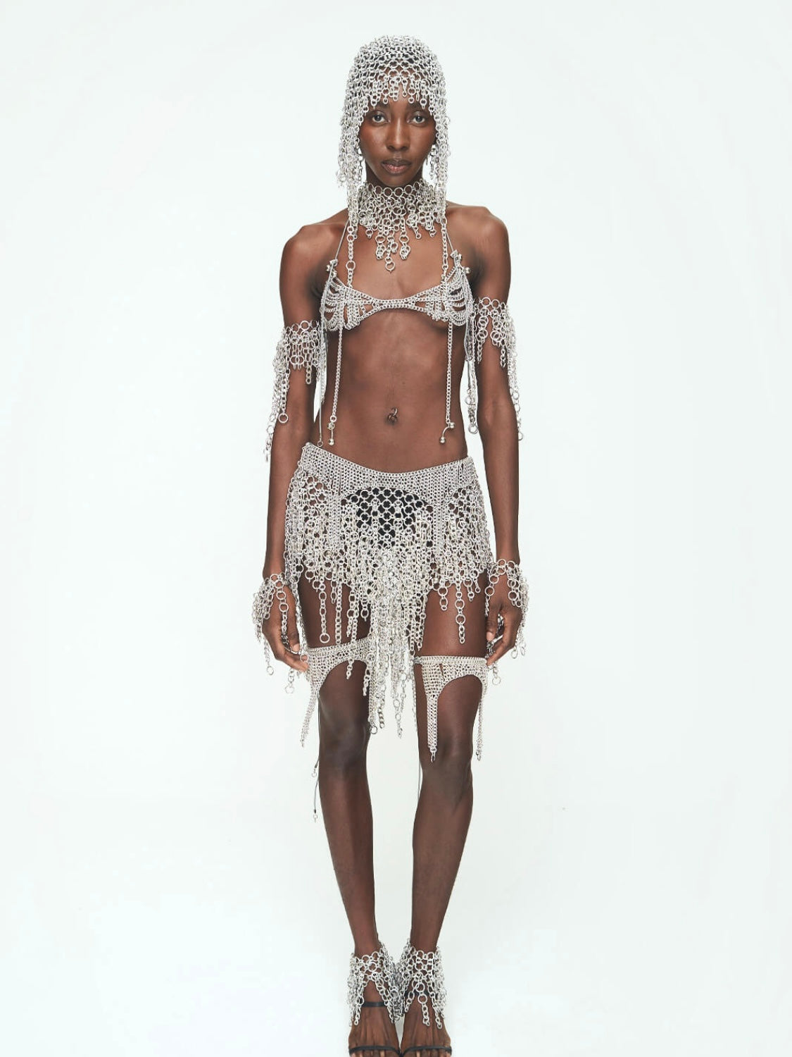[JALACONDA]Headpiece Franjas SILVER