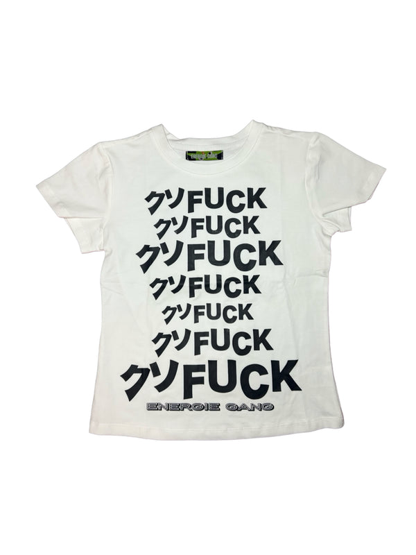 [ENERGIE GANG]クソFUCK Crop T(WHT