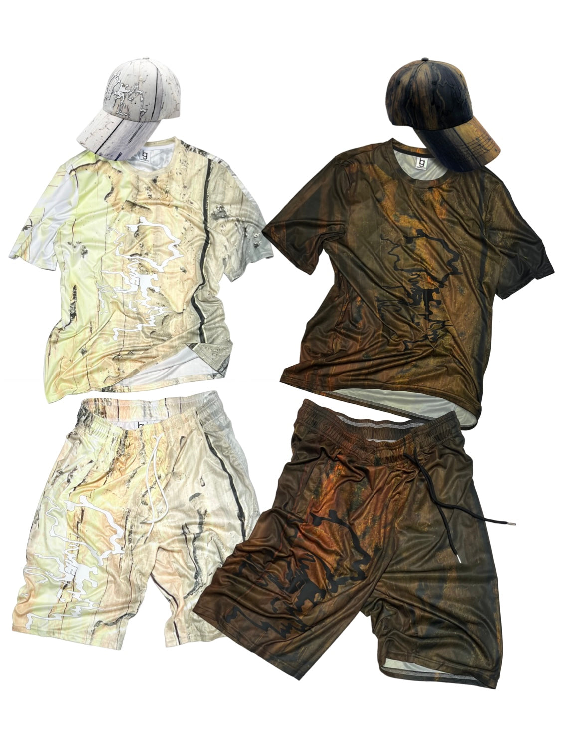 [GB MOUTH]Nature Camo "熯霊" Hideri 3D rubber Dry Shorts