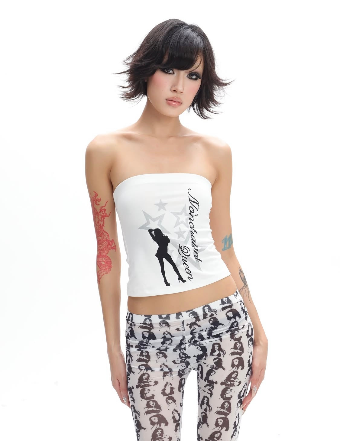 [DOLOMEDES]‘Nonchalant Queen’ Top