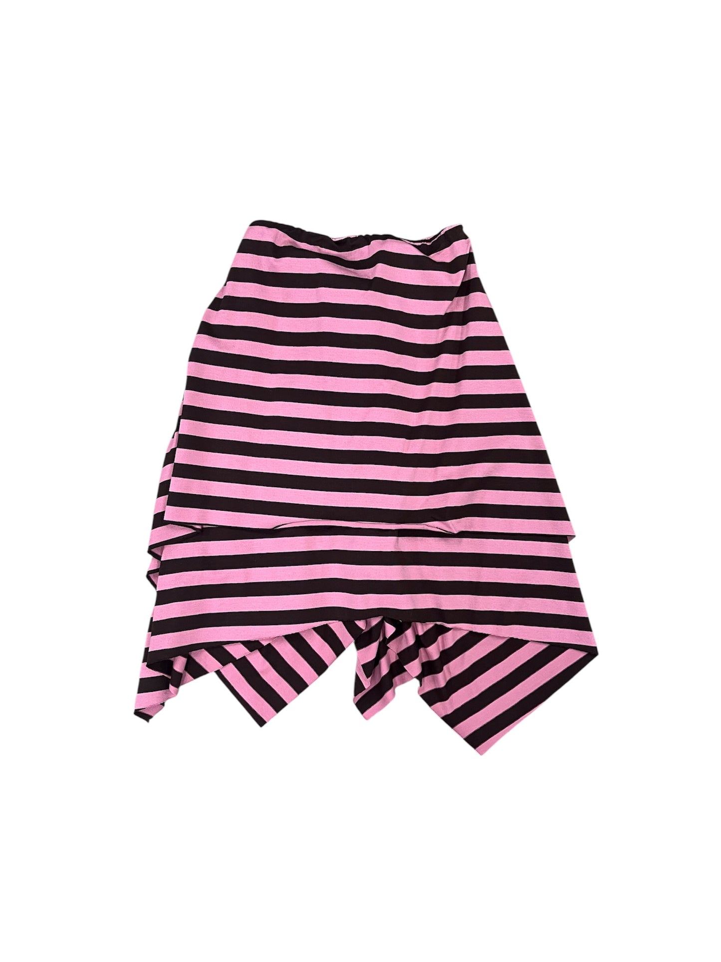 Border Irregular Hem Skirt