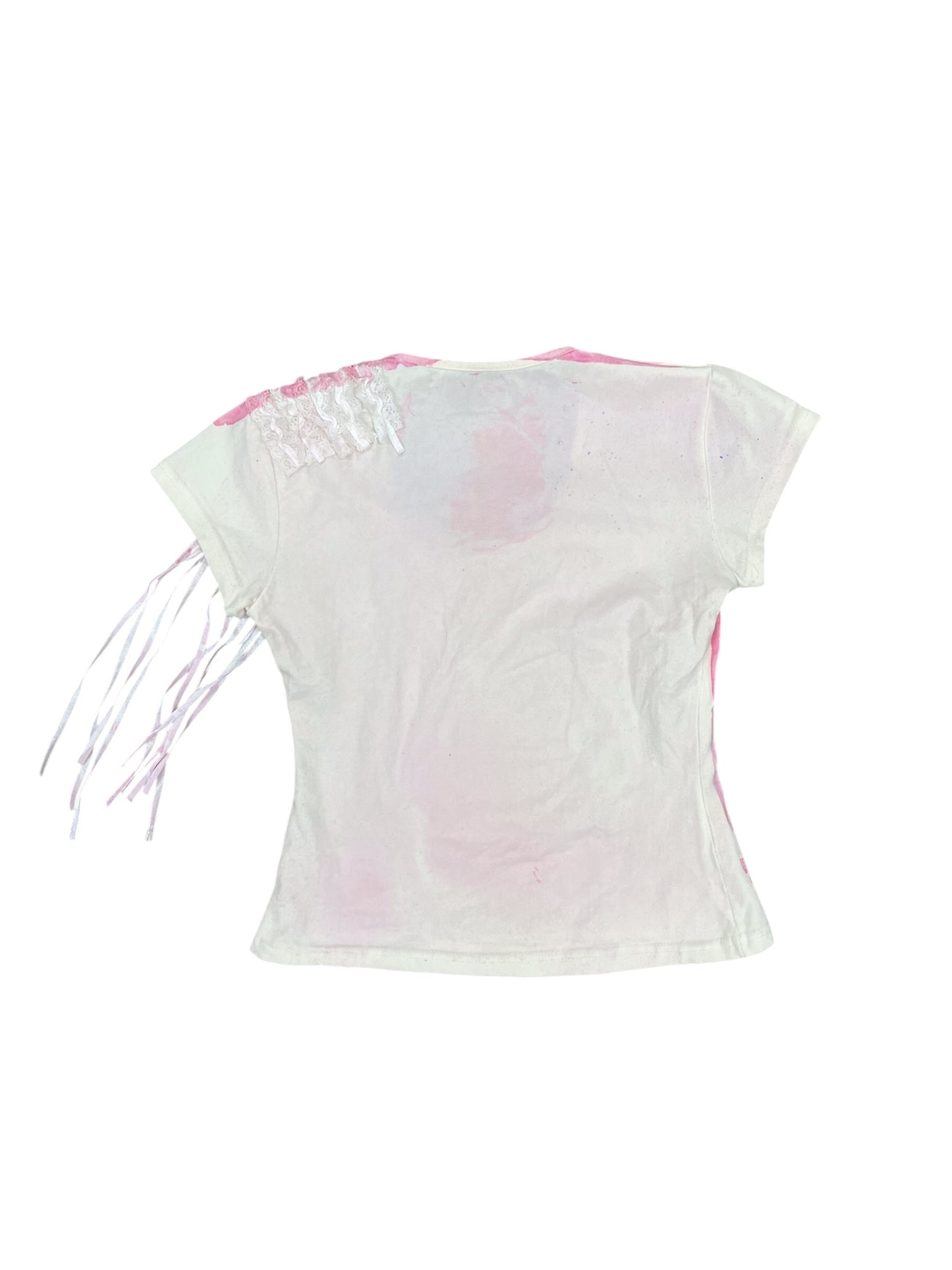 Graphic Paint Fitted Tee