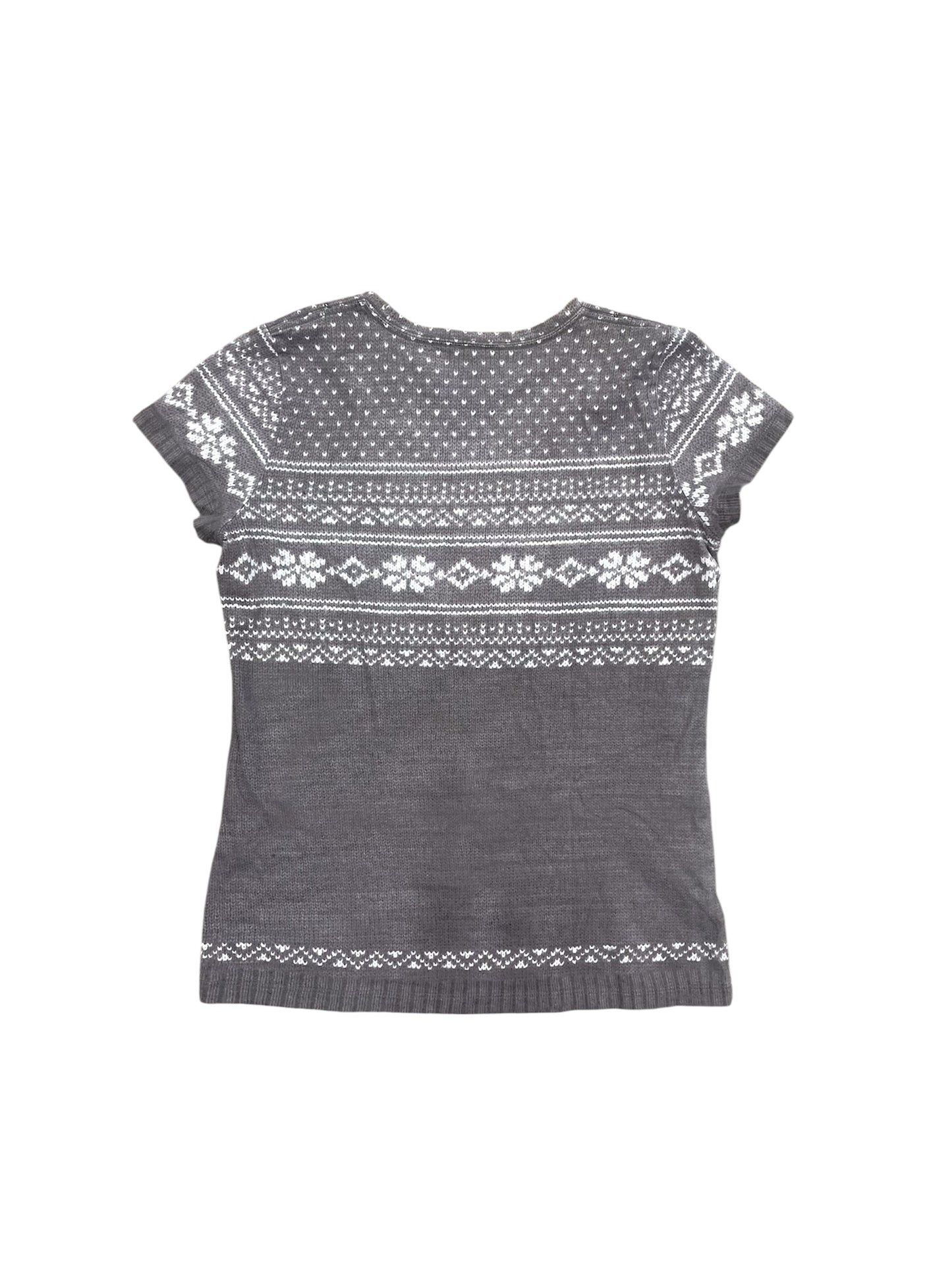 -Paul Smith- Nordic Pattern & Rose Pearl Print Tee