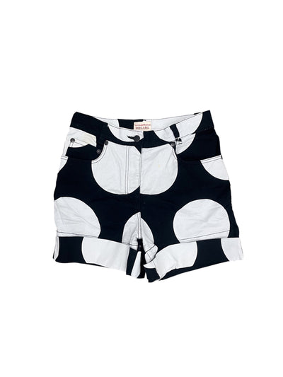 -Vivienne Westwood- Circle Pattern Denim Shorts