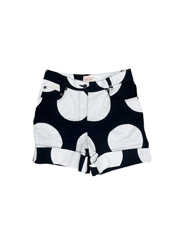 -Vivienne Westwood- Circle Pattern Denim Shorts