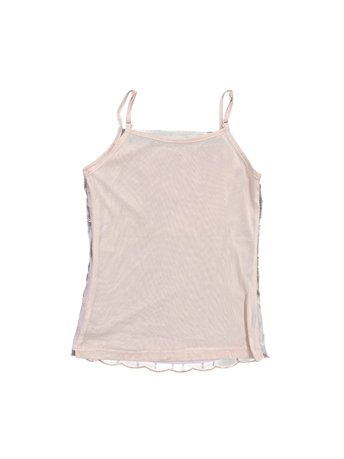 Bohemian Flapper Style Shimmering Mesh Top