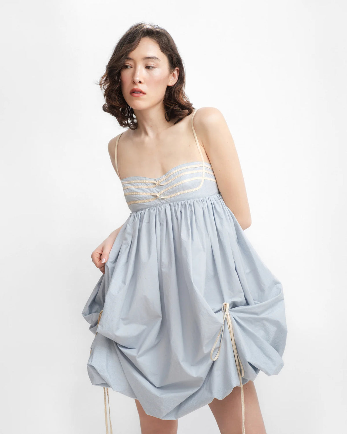 [ELLA MAE]IVY DRESS IN ICE BLUE