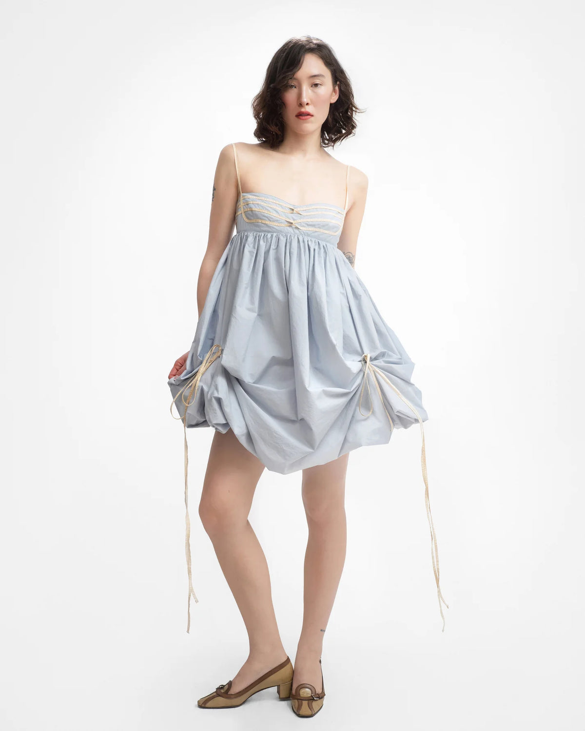 [ELLA MAE]IVY DRESS IN ICE BLUE