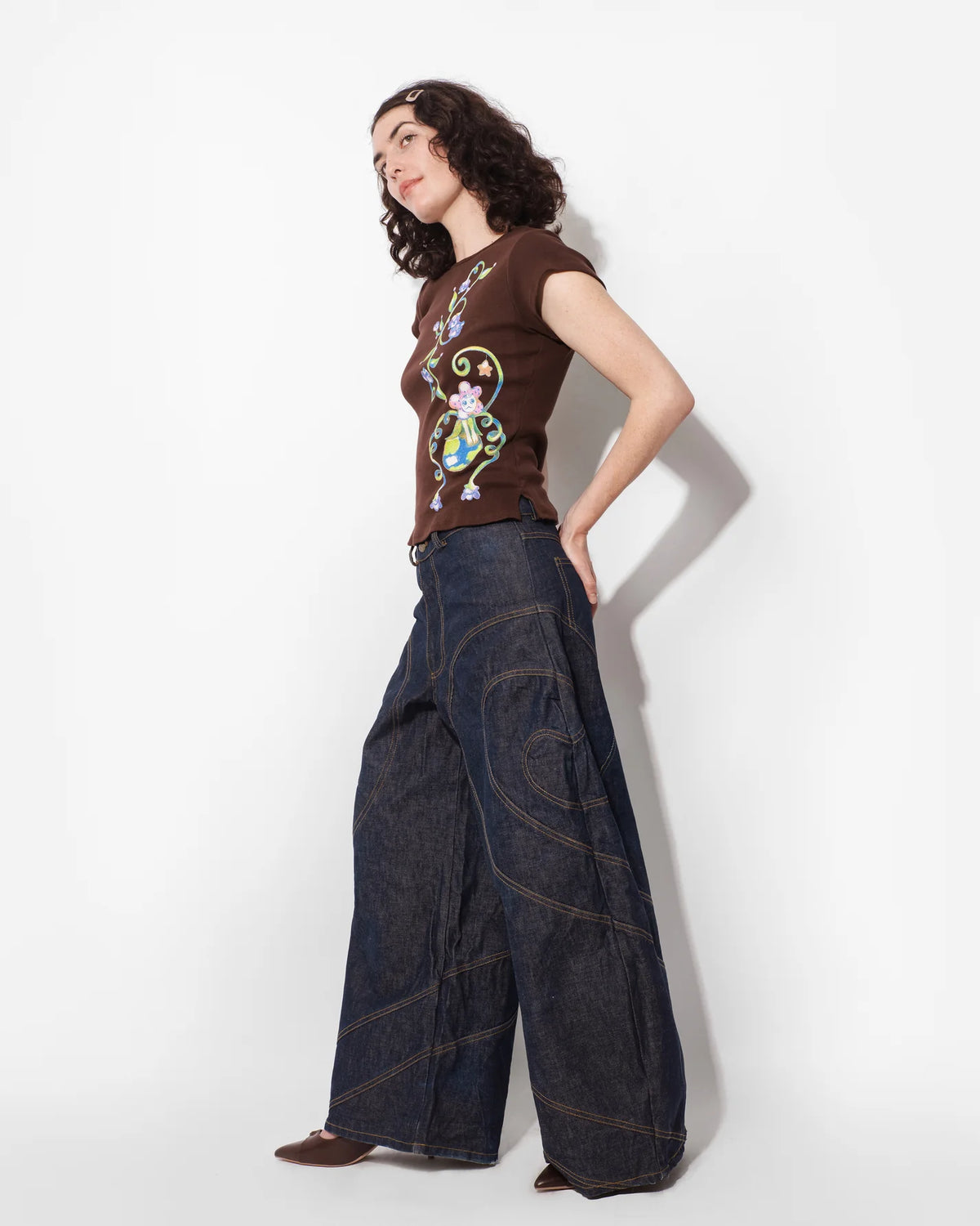 [ELLA MAE]ZIGGURAT JEANS