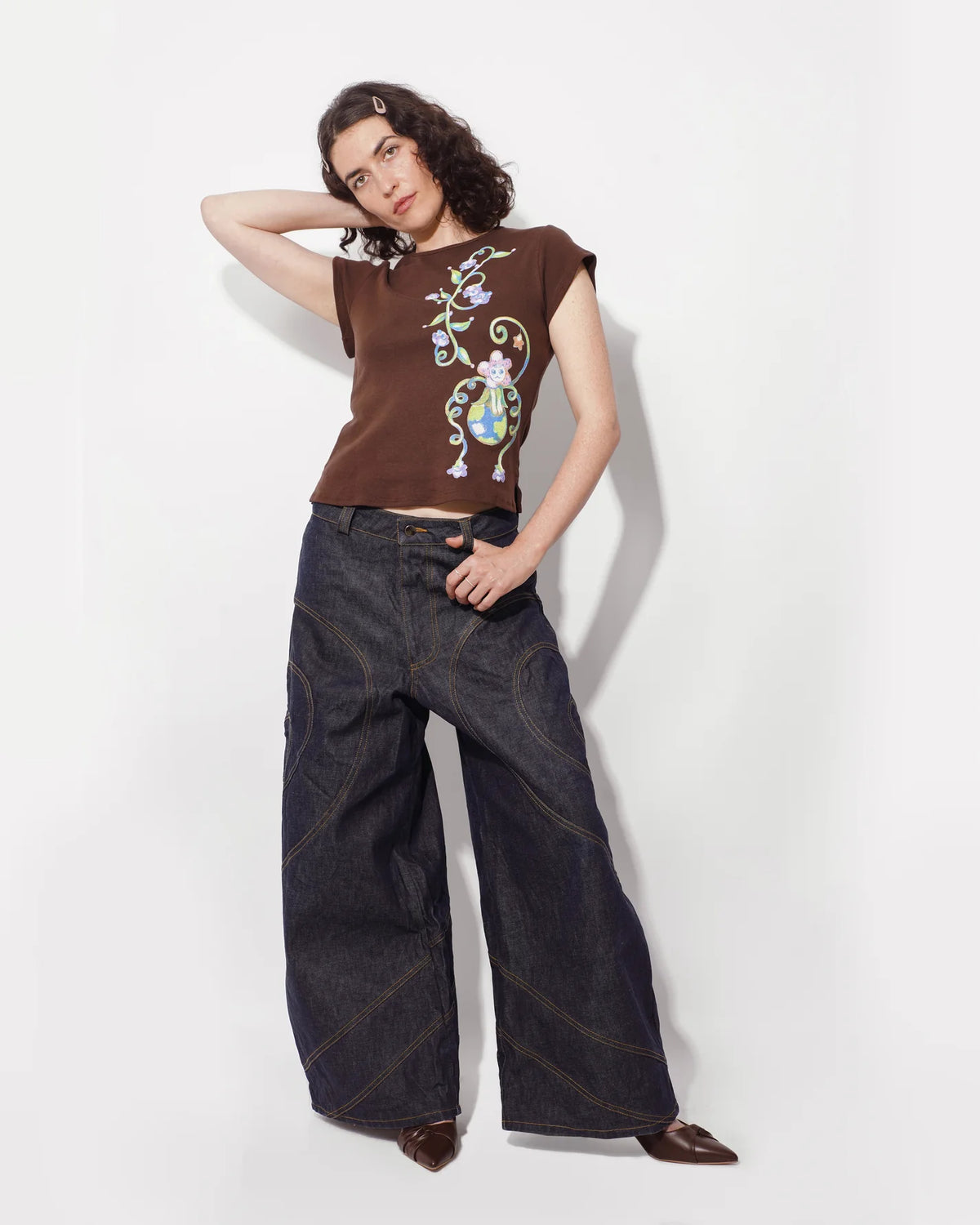 [ELLA MAE]ZIGGURAT JEANS